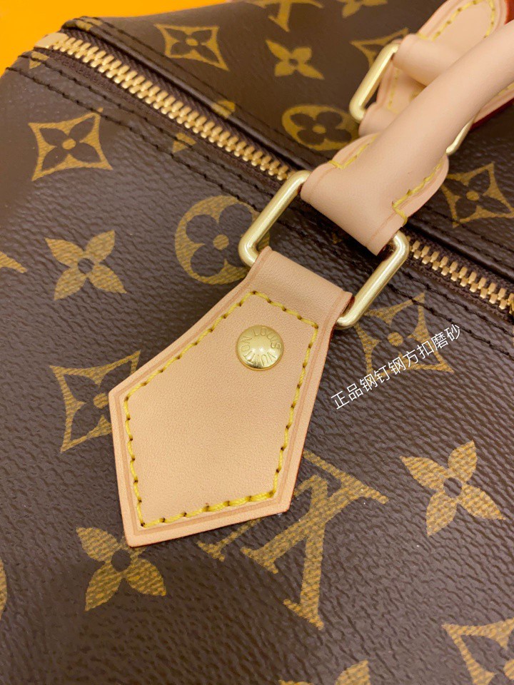 LOUIS VUITTON 路易威登 Speedy 30 标志性造型翻卷手柄刻字 牛皮枕头包 斜挎包 单肩包 手提包 棕色 M41112