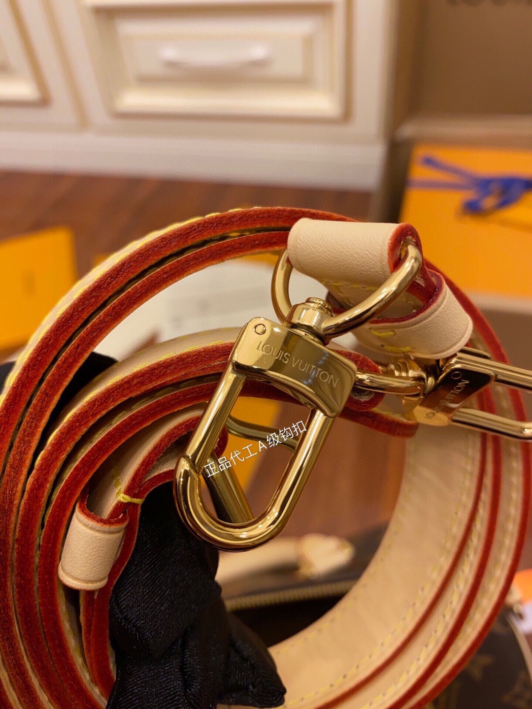 LOUIS VUITTON 路易威登 Speedy 25 经典老花满印涂层帆布拼牛皮 枕头包 斜挎包 单肩包 手提包 棕色 M41113