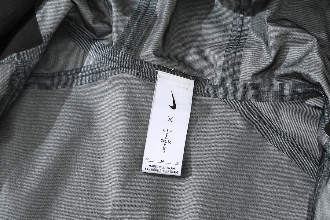 Nike Travis Scott 联名款 GORE TEX 纯色Logo多口袋 连帽夹克  冲锋衣 外套 男款 女款 黑色 DM1276-010