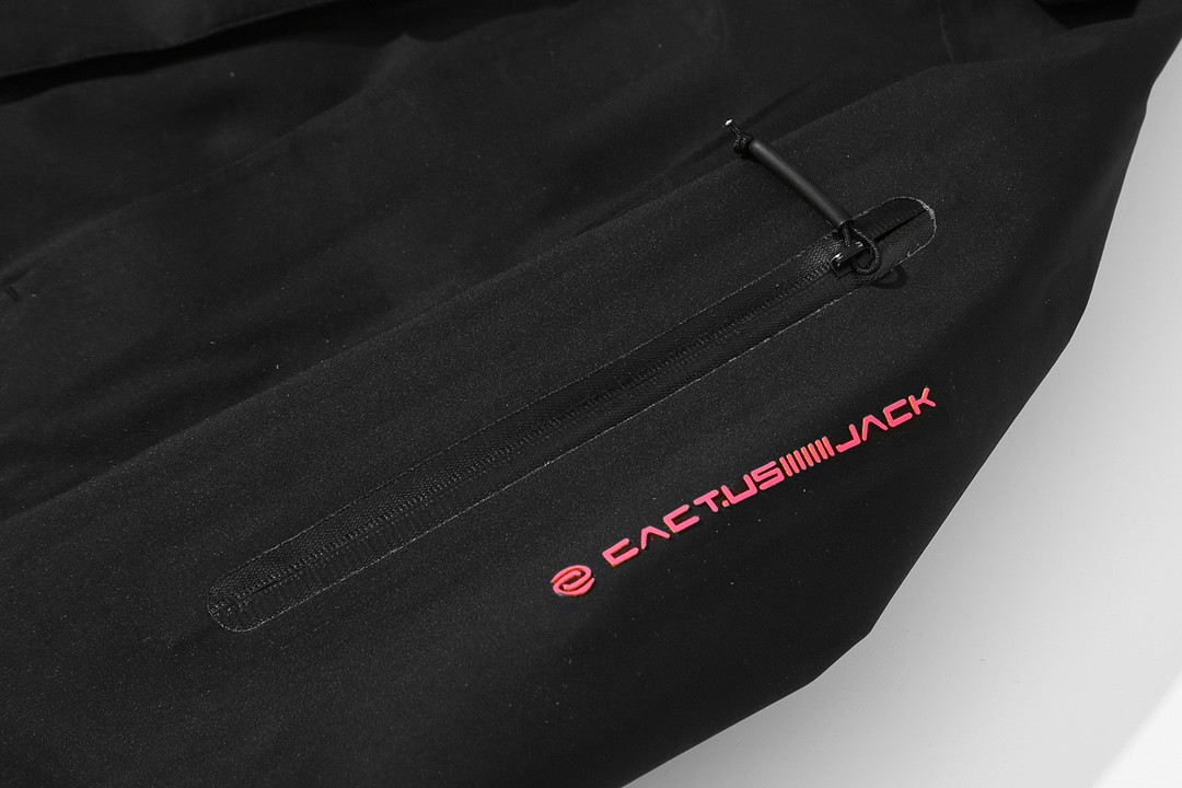 Nike Travis Scott 联名款 GORE TEX 纯色Logo多口袋 连帽夹克  冲锋衣 外套 男款 女款 黑色 DM1276-010