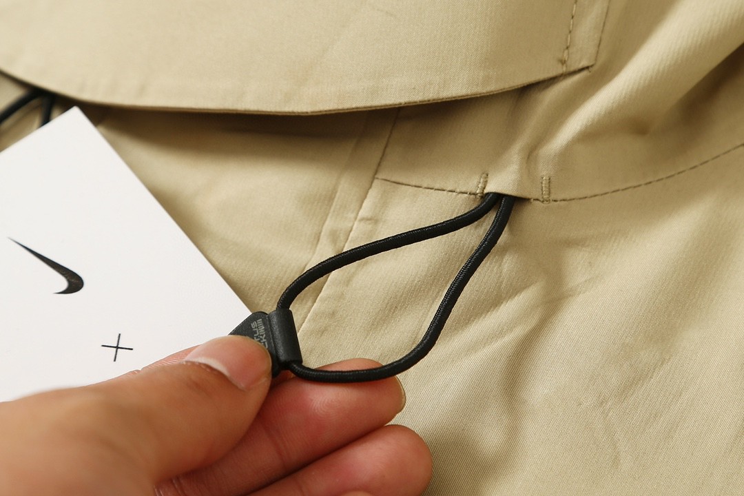 Nike Travis Scott 联名款 GORE TEX 纯色Logo多口袋 连帽夹克  冲锋衣 外套 男款 女款 米色 DM1276-250