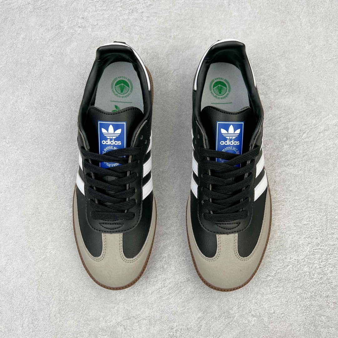 Adidas Originals Samba Vegan 黑灰 低筒 复古板鞋 休闲鞋 男鞋 女鞋 FX9042