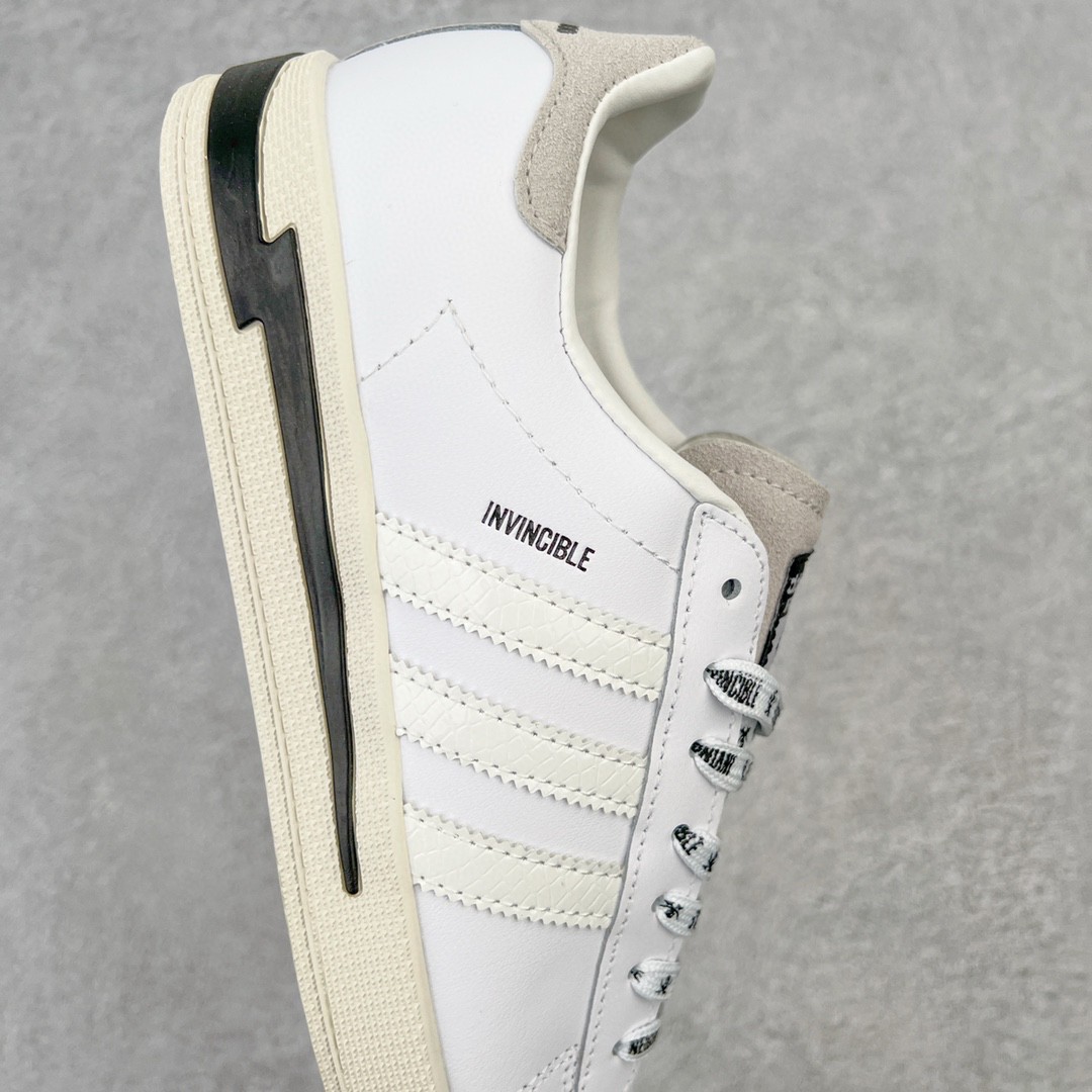 NEIGHBORHOOD x INVINCIBLE x Adidas Originals Campus 三方联名 白色 低筒 复古板鞋 休闲鞋 男鞋 女鞋 GX1847