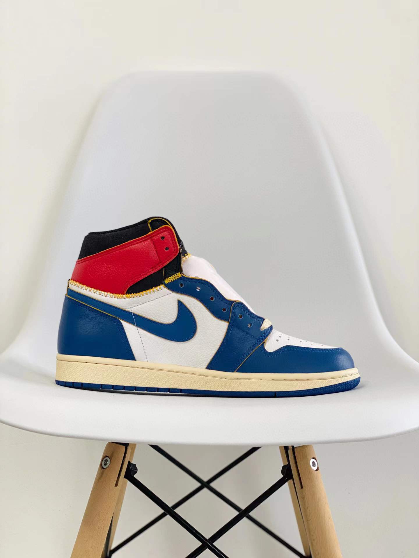 Union Air Jordan 1 AJ1 Retro OG NRG 黑紅 拼接 高筒 篮球鞋 休闲鞋 男鞋 板鞋  