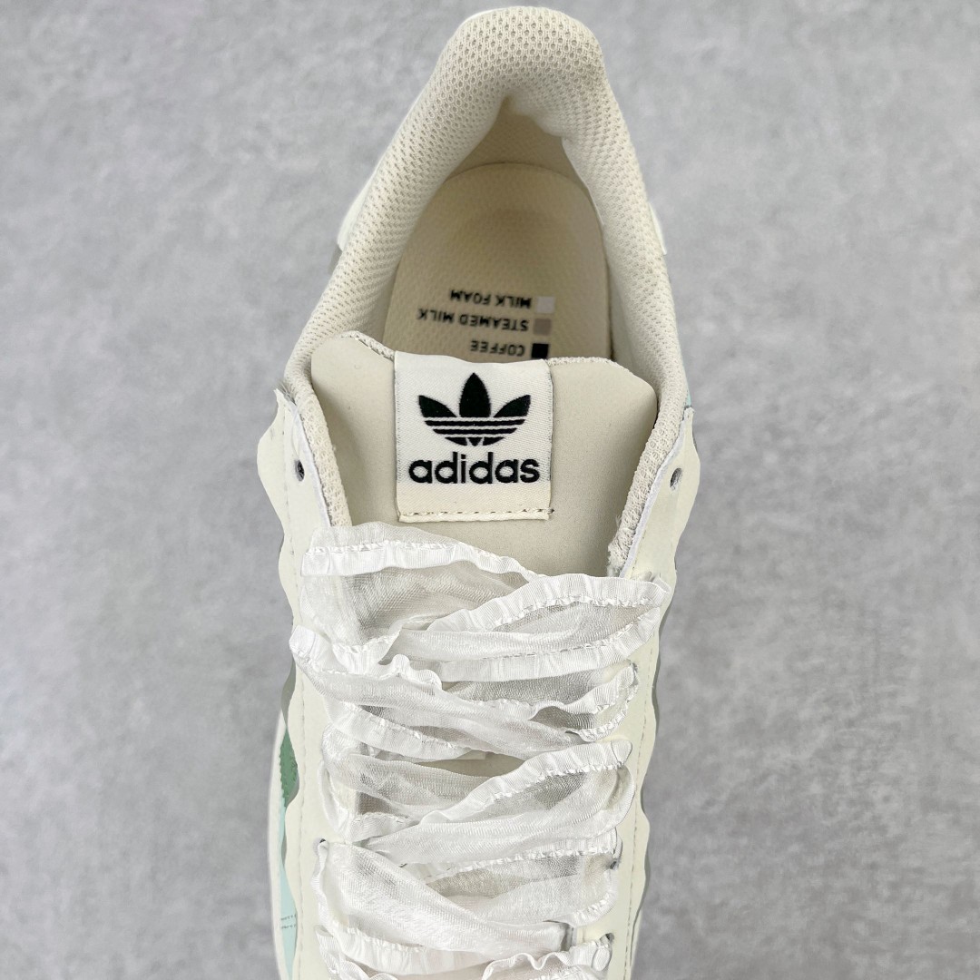 Adidas originals 贝壳头 樱花 少女心 奶油 白绿 低筒 板鞋 休闲鞋 运动鞋  男鞋 女鞋 GW4441