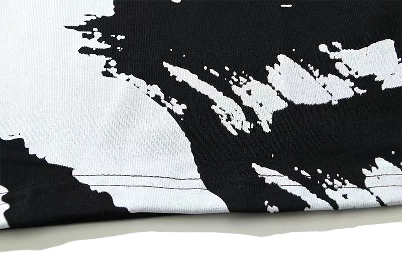 Maison Margiela 马吉拉 撞色logo印花 黑色 短袖 T 恤 圆领 套头 夏季 男女同款 S29GC0282S22816900