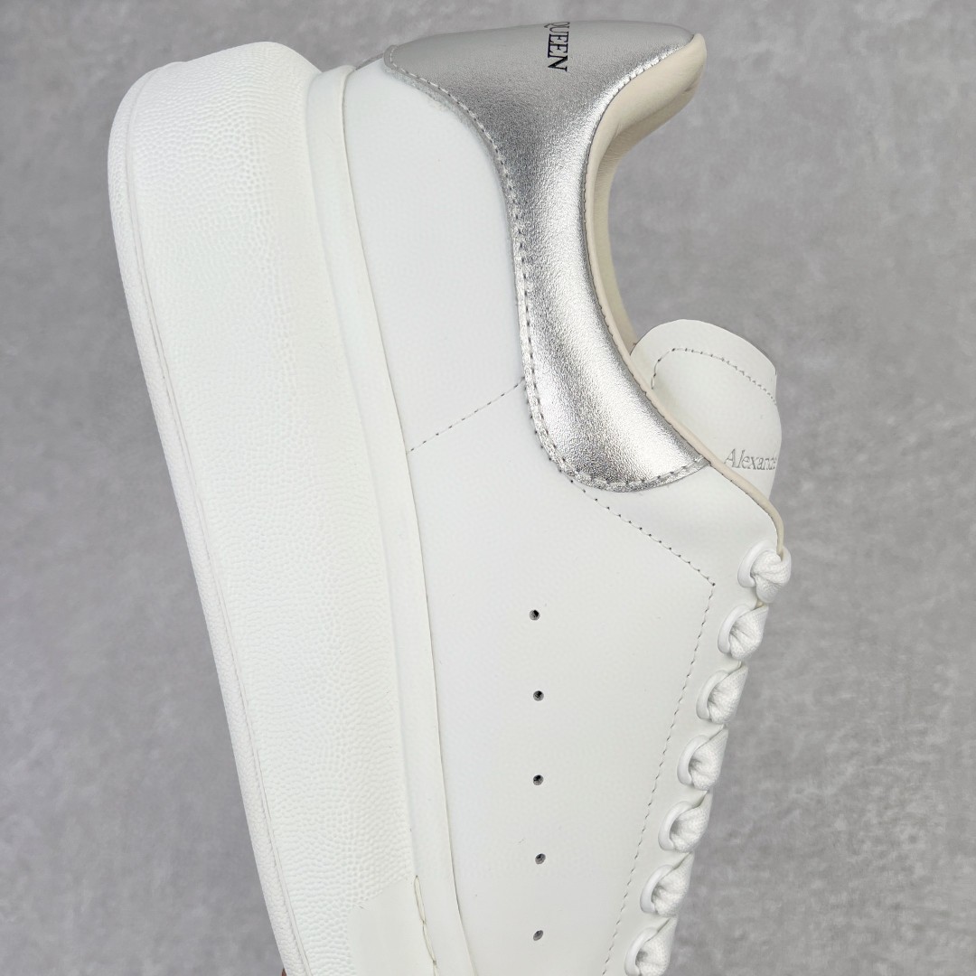 Alexander McQueen 麦昆 白色 银尾 低筒 板鞋 休闲鞋 厚底鞋 增高鞋 男鞋 女鞋 553770WHFBU9042