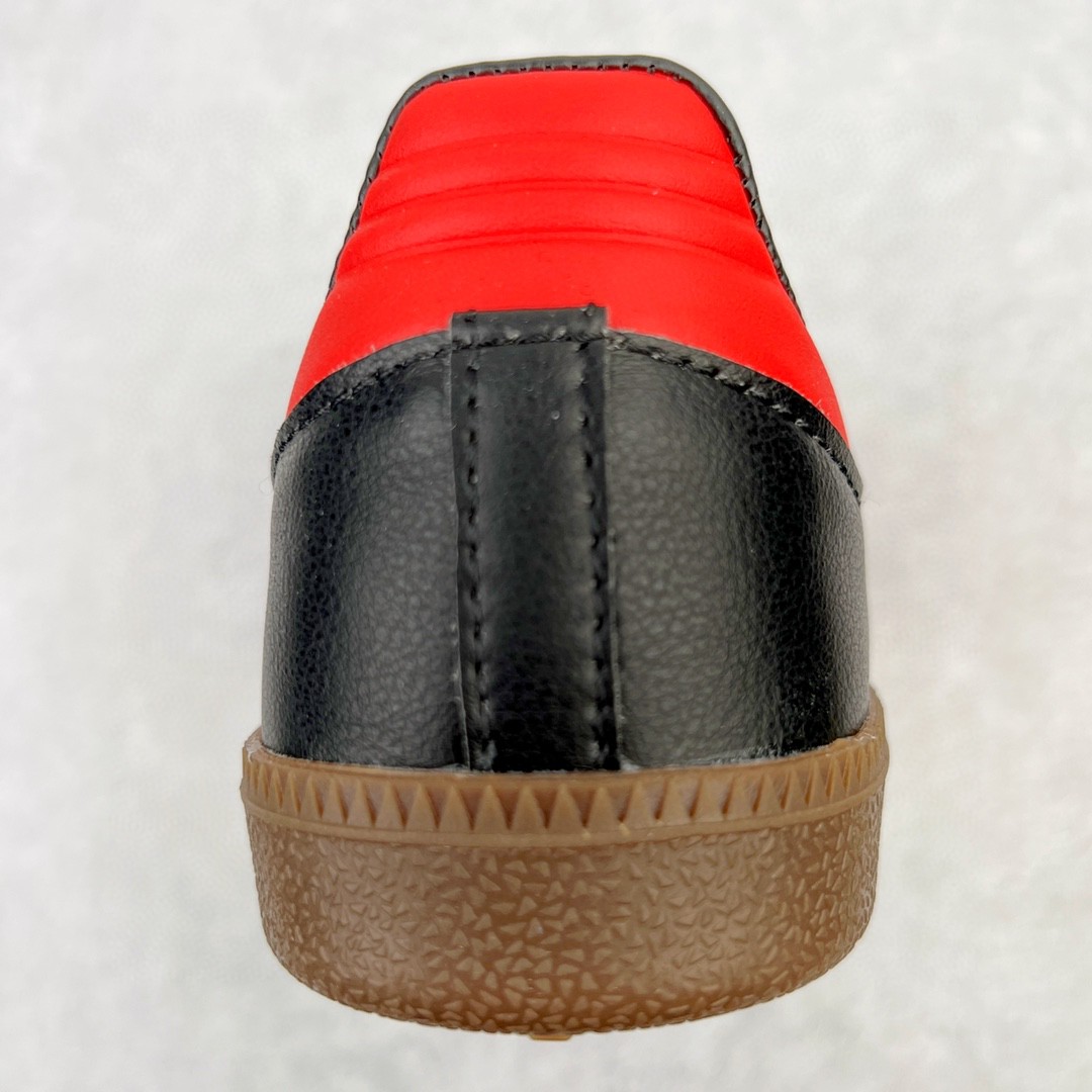 Adidas Originals Samba Team 黑红 低筒 复古板鞋 休闲鞋 男鞋 女鞋  HQ7030