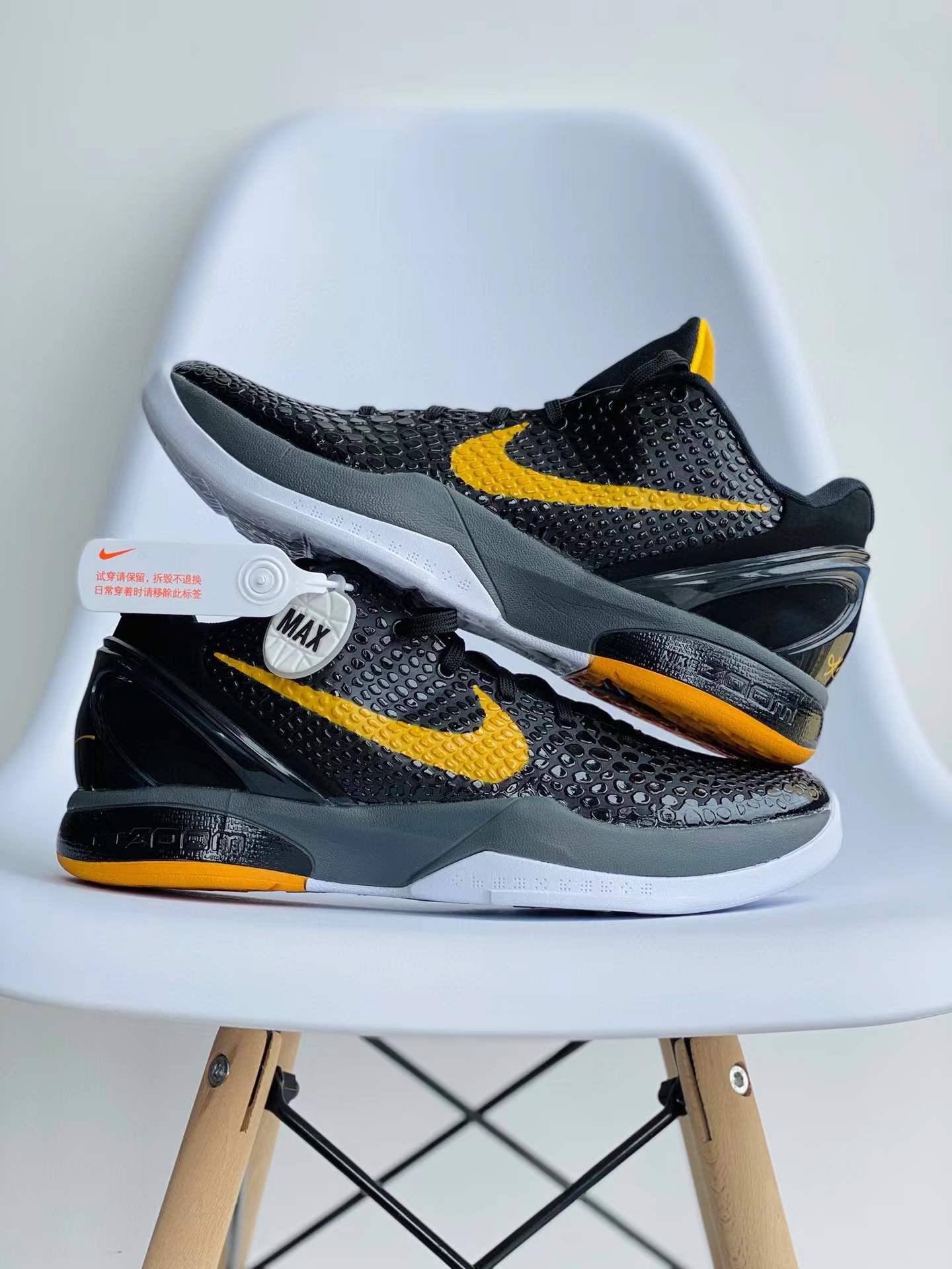 滅世純原 KOBE6 Black Del Sol 黑曼巴 科比 6 低筒 球鞋 籃球鞋 實戰鞋 前後氣墊 真碳板 男鞋 429659-002