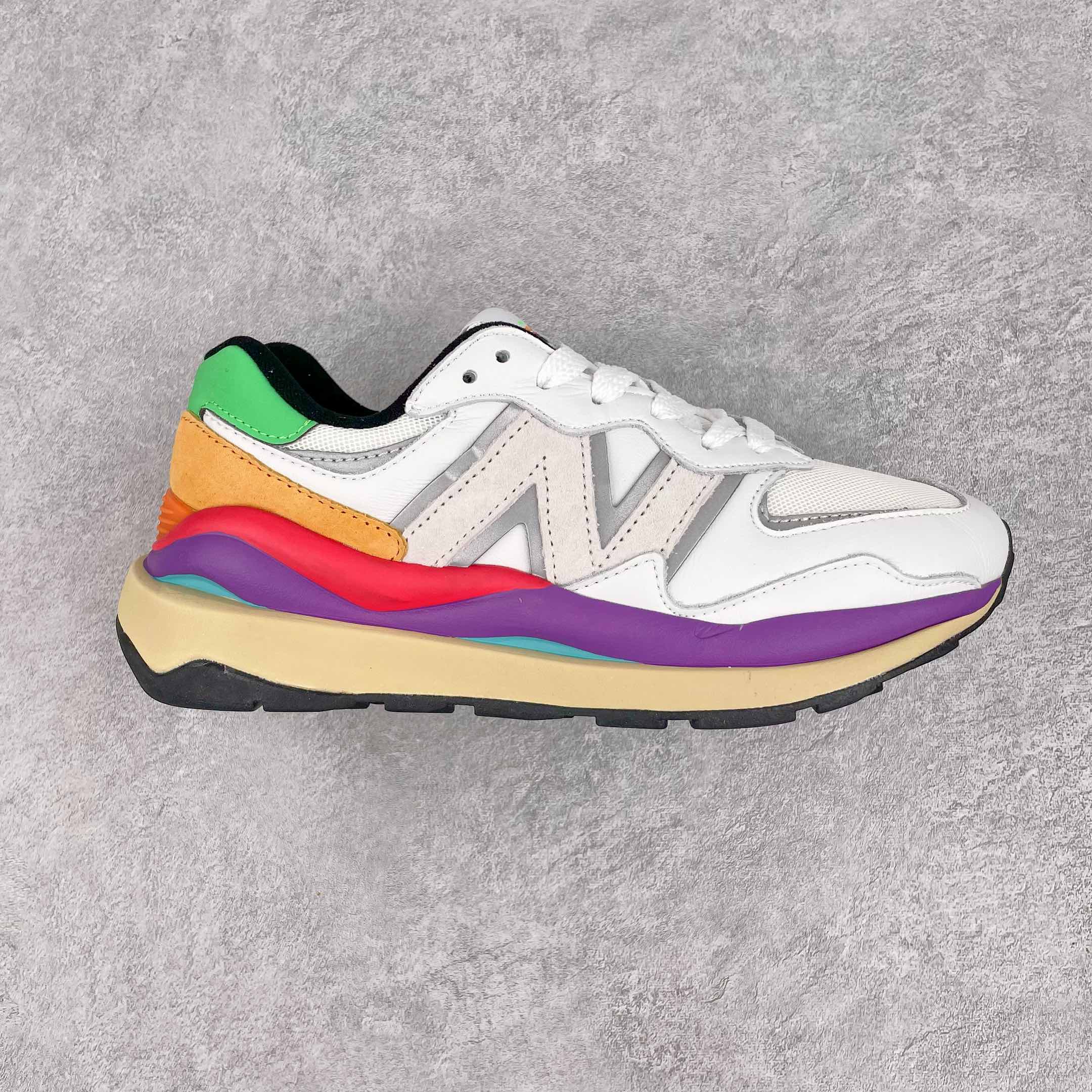 New Balance  NB5740 白色 拼接 低筒 复古慢跑鞋 板鞋 运动鞋 休闲鞋 男鞋 女鞋 M5740LA