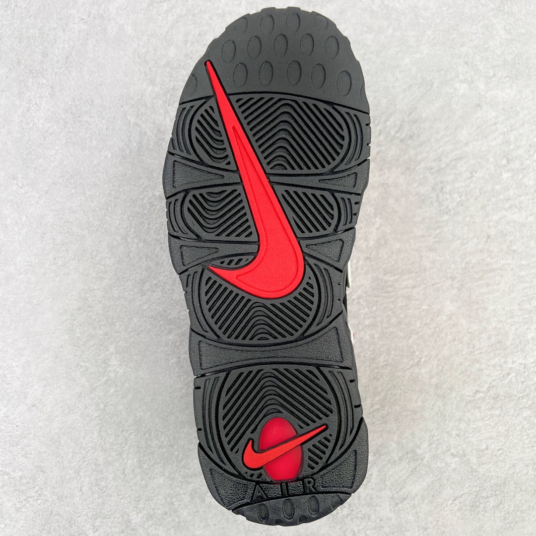 新版 Nike Air More Uptempo 皮蓬 大AIR 黑红 低筒 篮球鞋 男鞋 女鞋 415082-010