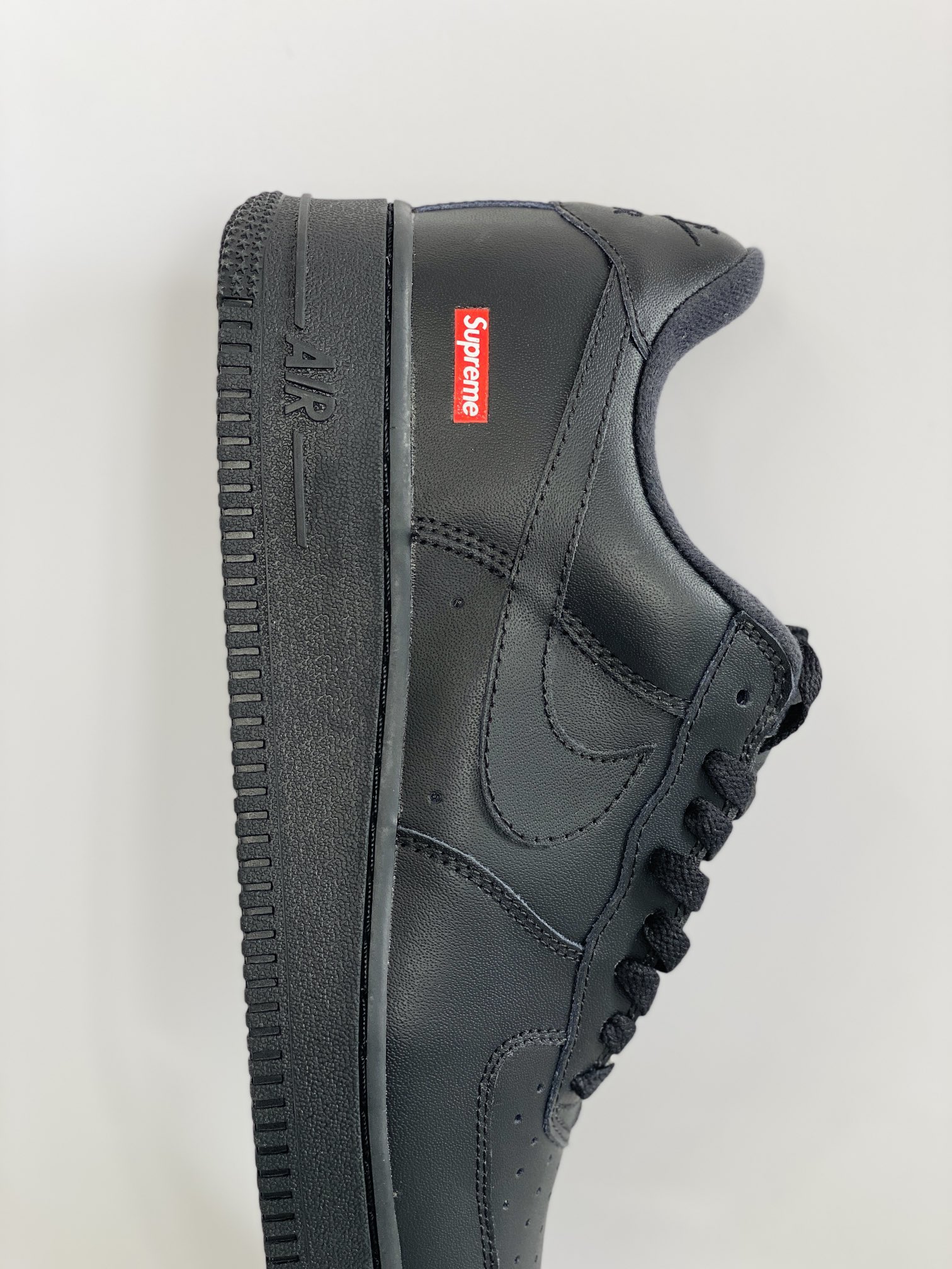 Supreme Air Force 1 Low Box Logo 黑色 低筒 休闲鞋 板鞋 男鞋 女鞋 CU9225-001