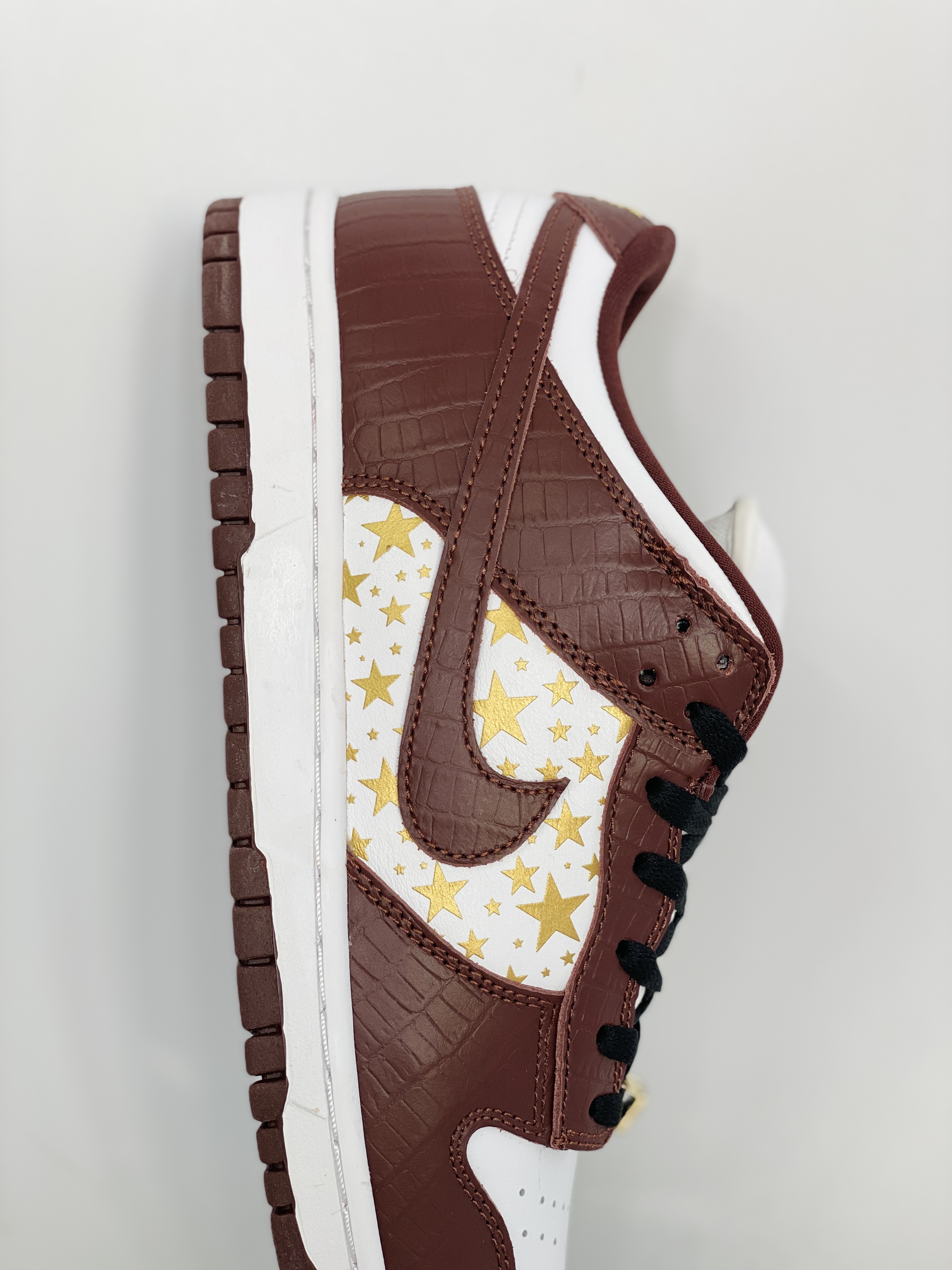 Supreme x SB Dunk Low Barkroot Brown 联名 白红金 低筒 复古板鞋 休闲鞋 男鞋 女鞋 DH3228-103