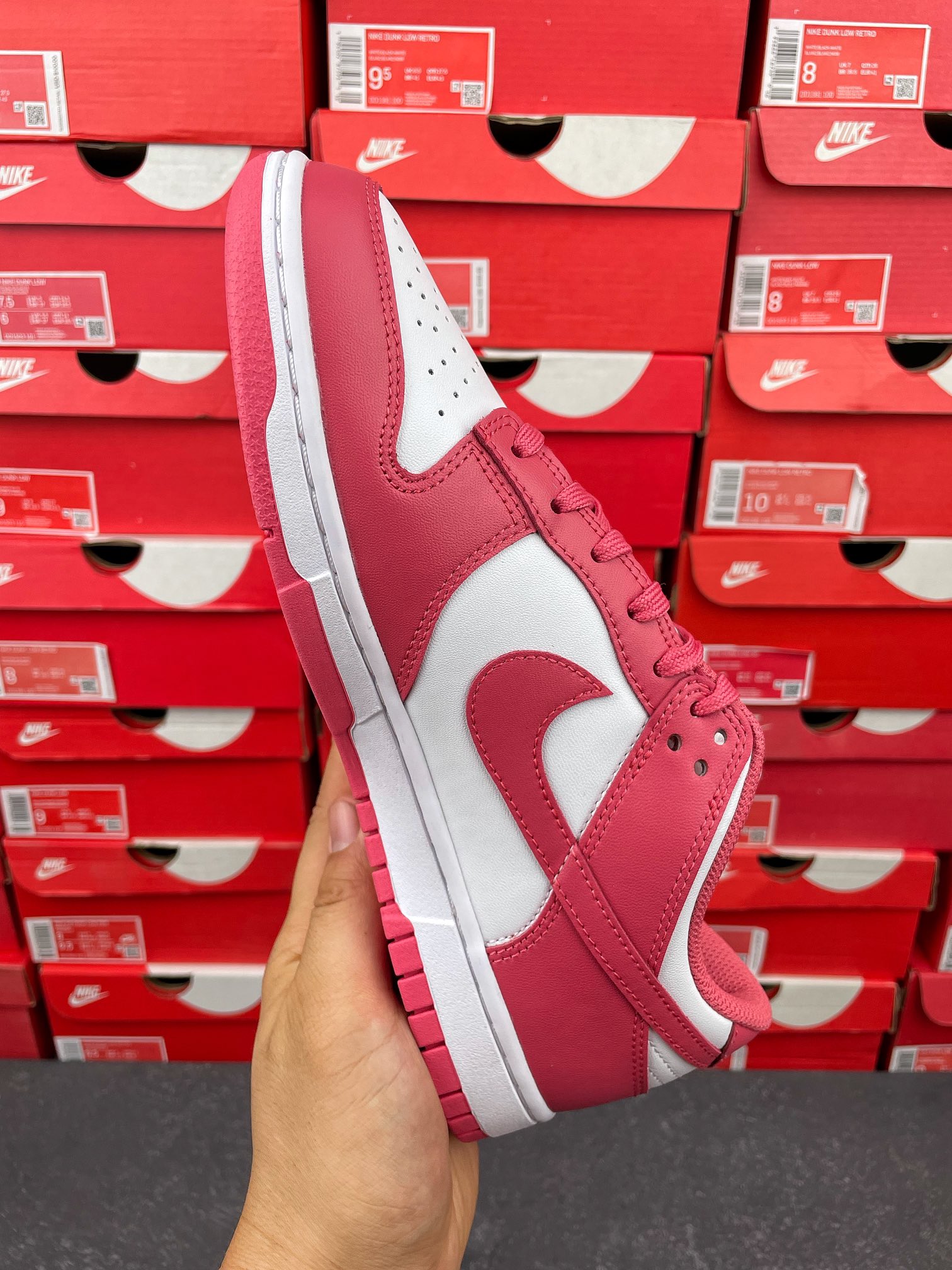 dunk Low 玫紅  低筒 复古板鞋 休闲鞋 女鞋   DD1503-111