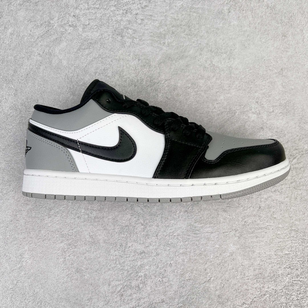 Air Jordan 1 Low Shadow Toe AJ1 黑灰 小黑灰脚趾 板鞋 休闲鞋 女鞋 男鞋 553558-052