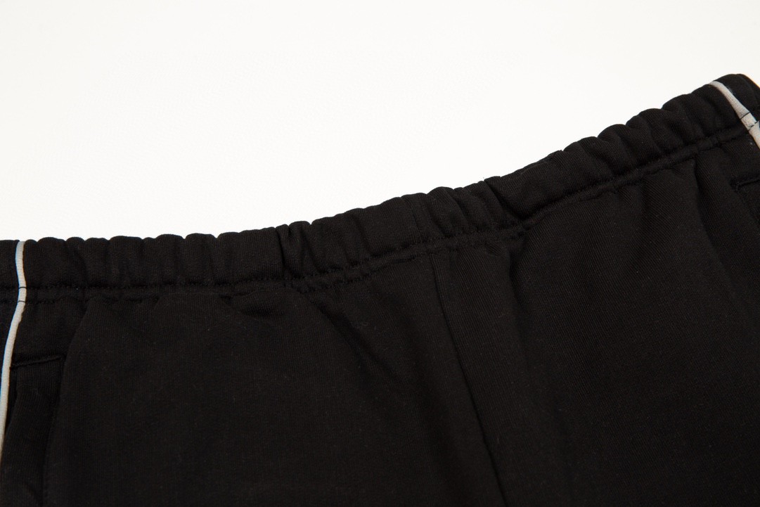 Balenciaga 3B Sports lcon Tracksuit 黑色 裤子 休闲裤 运动裤 长裤 宽松 男女同款 697967TMVA61000