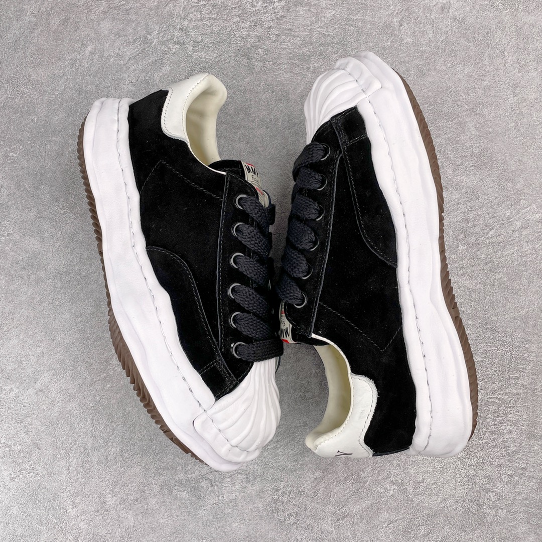 MIHARA YASUHIRO Original MMY 三原康裕 黑色 麂皮 低筒 溶胶鞋  板鞋 休闲鞋 增高鞋 男鞋 女鞋 A07FW708