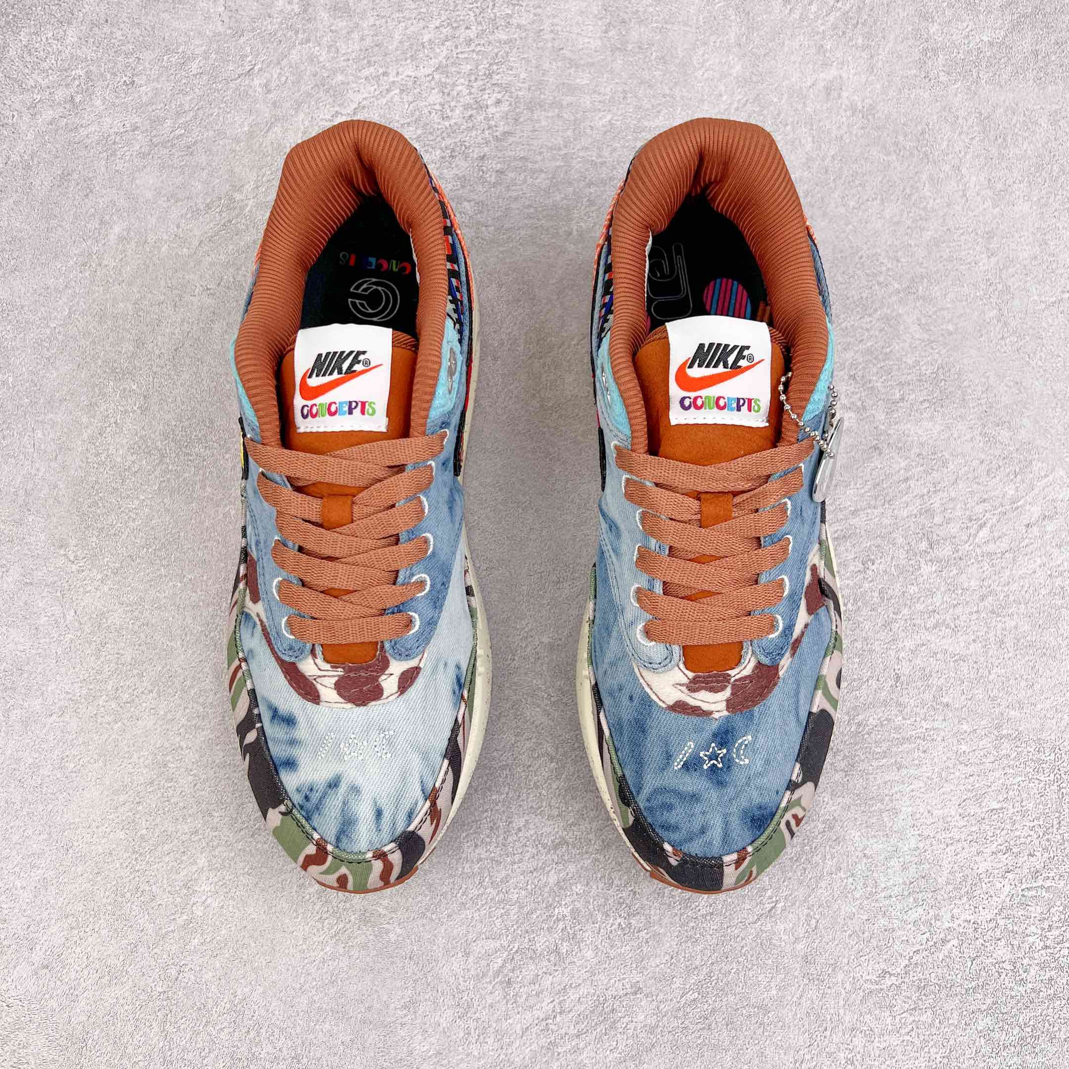 Concepts Air Max 1 SP Heavy 蓝黑绿 虎纹迷彩 低筒 减震运动鞋 休闲鞋 板鞋 男鞋 女鞋 DN1803-900