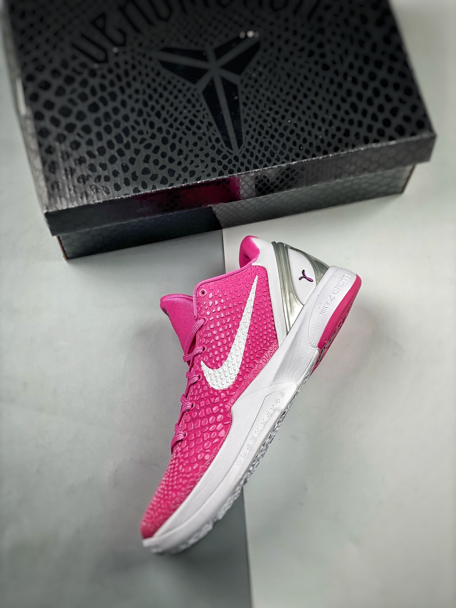 S2外貿 KOBE6 Kay Yow Think Pink 乳腺癌 前掌氣墊 低筒 球鞋 籃球鞋 實戰鞋  真碳板 男鞋 429659-601