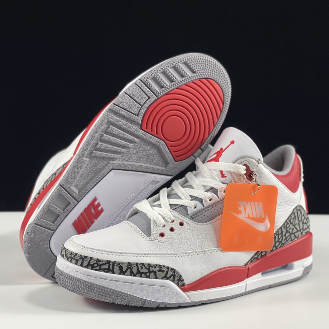 Air Jordan 3 Retro Fire Red 2022 复刻版 AJ3 低筒 休闲鞋 篮球鞋 板鞋 男鞋 DN3707-160