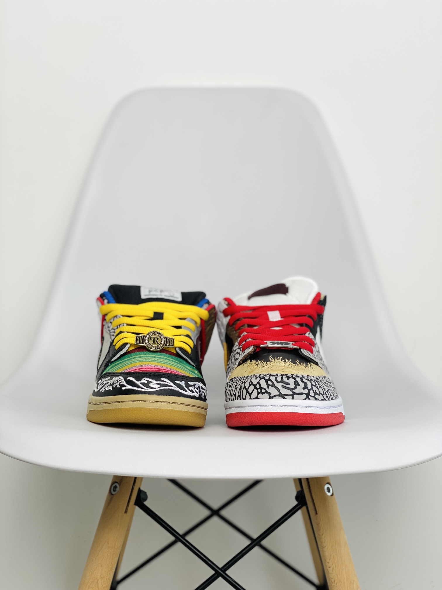 Dunk Low What The Paul 彩色拼接 不对称鸳鸯 低筒 复古板鞋 休闲鞋 男鞋 女鞋  CZ2239-600