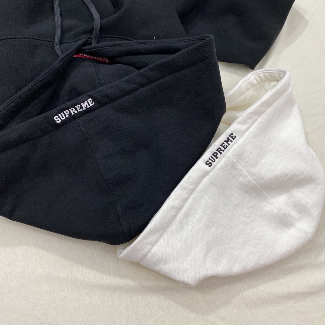 Supreme Week 6 Swarovski 联名款 S Logo Hooded Sweatshirt S 水钻徽标 黑色 白色 连帽卫衣 加绒 宽松 男女同款 SUP-SS21-583