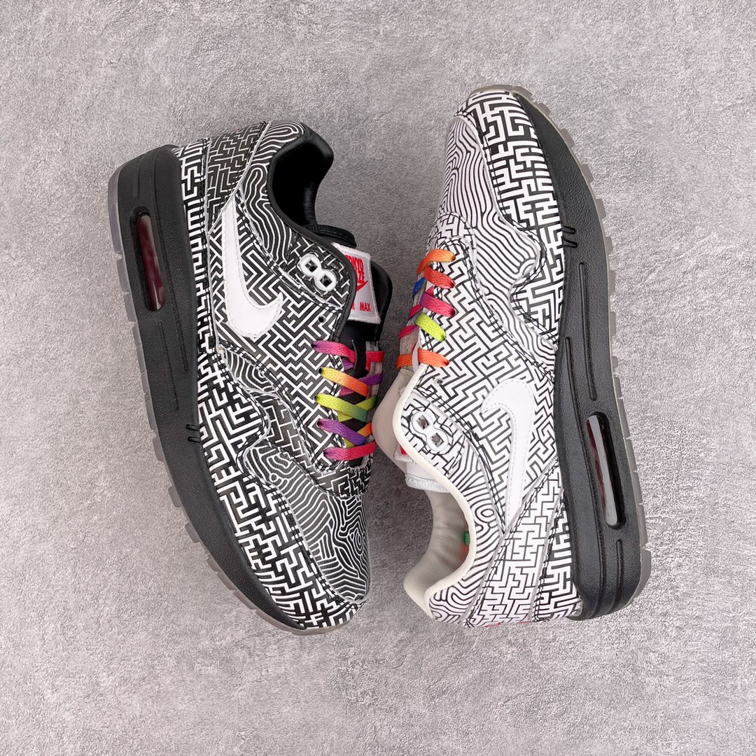 Air Max 1 Tokyo Maze 地铁迷宫 城市限定 黑白 低筒 运动鞋 休闲鞋 板鞋 男鞋 女鞋 CI1505-001