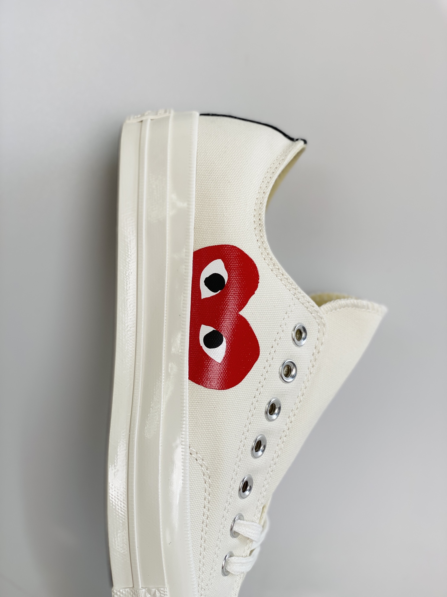 CDG Converse Chuck Taylor All Star 1970S 白色 川久保玲 爱心联名款  低筒 帆布鞋 板鞋 休闲鞋  男鞋 女鞋 150207C