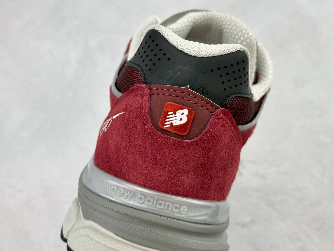 New Balance 990 V3 Teddy Made 酒红色 低筒 复古跑鞋 休闲鞋 板鞋 运动鞋 男鞋 女鞋  M990TF3