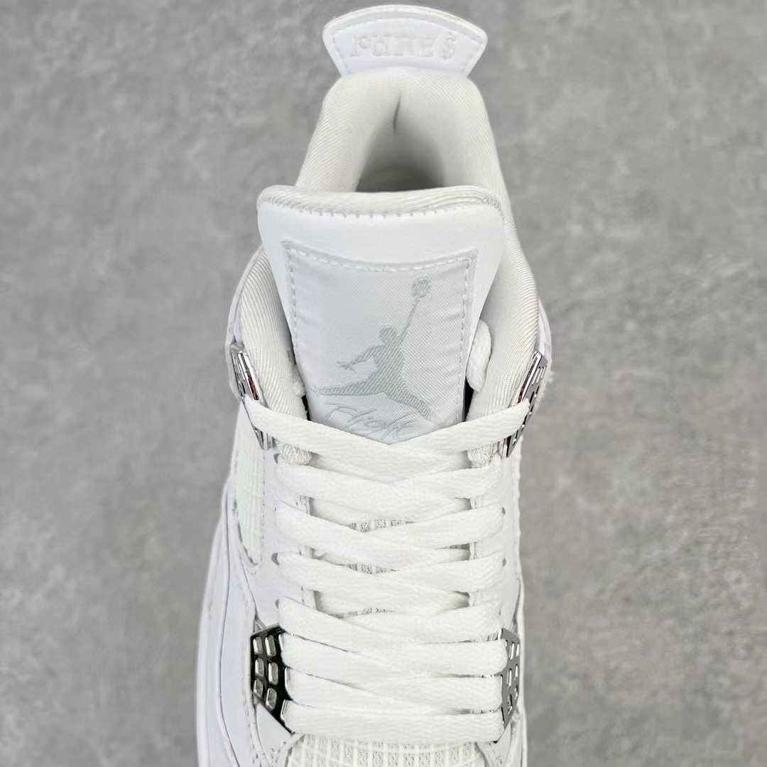 Air Jordan 4 AJ4 Retro Pure Money 纯白 银扣 篮球鞋 运动鞋 休闲鞋 男鞋 女鞋 308497-100