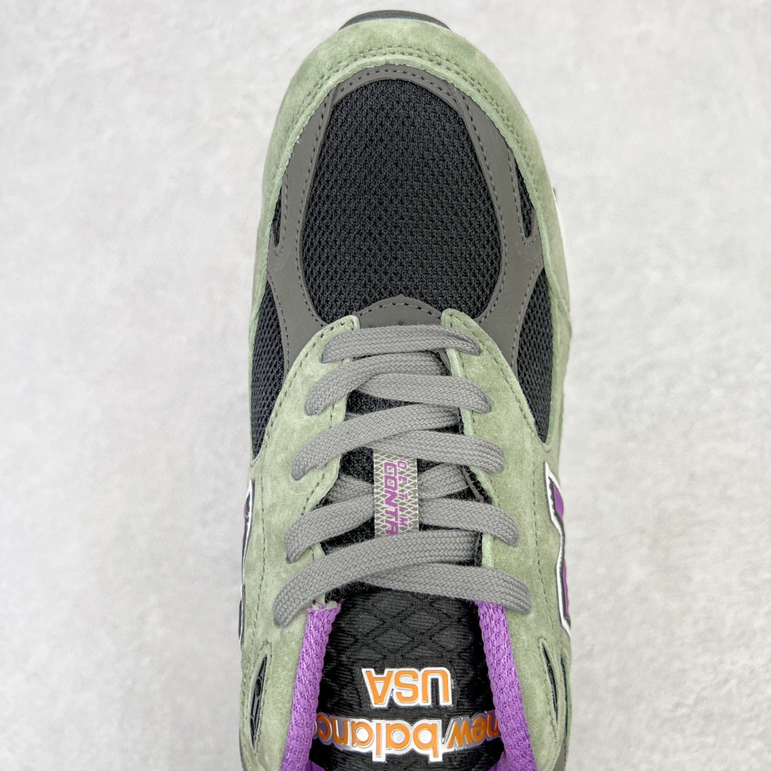 New Balance 990 V3 Teddy Made 军绿色 低筒 复古跑鞋 休闲鞋 板鞋 运动鞋 男鞋 女鞋 M990TC3