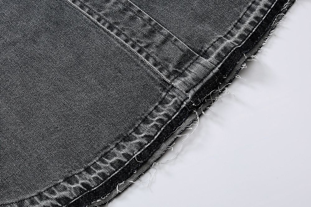 MADNESS 22FW  牛仔衬衣 黑色 日系 外套长袖 秋冬季 休闲 男女同款