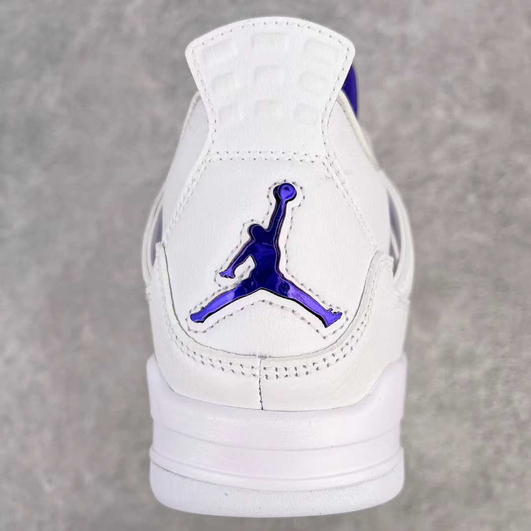 Air Jordan 4 AJ4 Retro Purple Metallic 白紫 篮球鞋 运动鞋 休闲鞋 男鞋 女鞋 CT8527-115