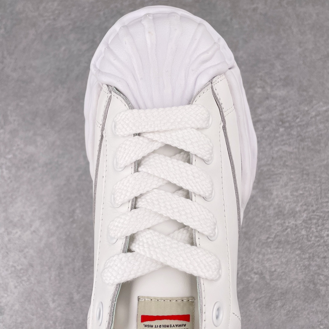 MIHARA YASUHIRO Original MMY 三原康裕 白色 皮面 低筒 溶胶鞋 帆布鞋 板鞋 休闲鞋 增高鞋 男鞋 女鞋 