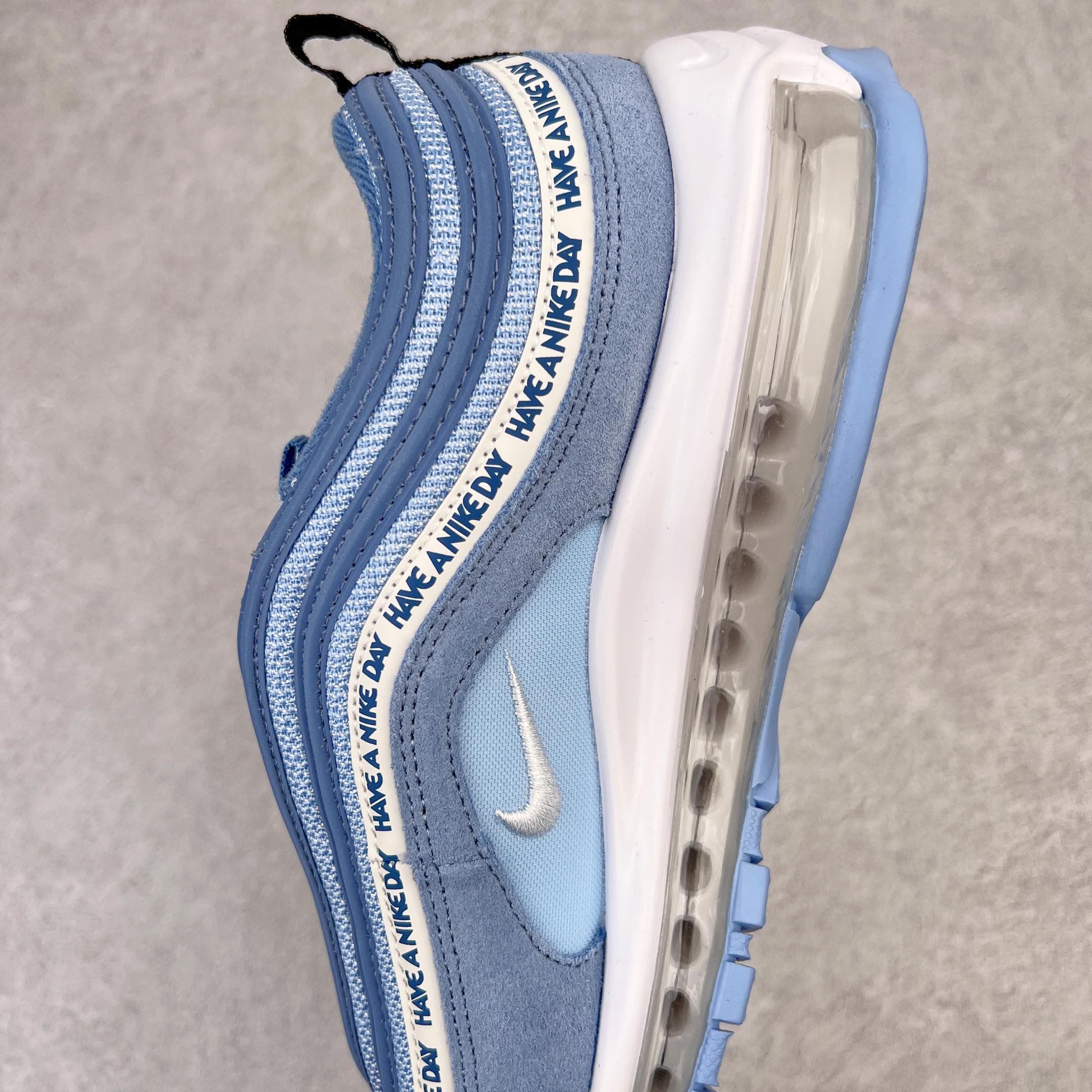 Air Max 97 笑脸 蓝色   低筒 休闲鞋 板鞋 男鞋 女鞋 BQ9130-400 