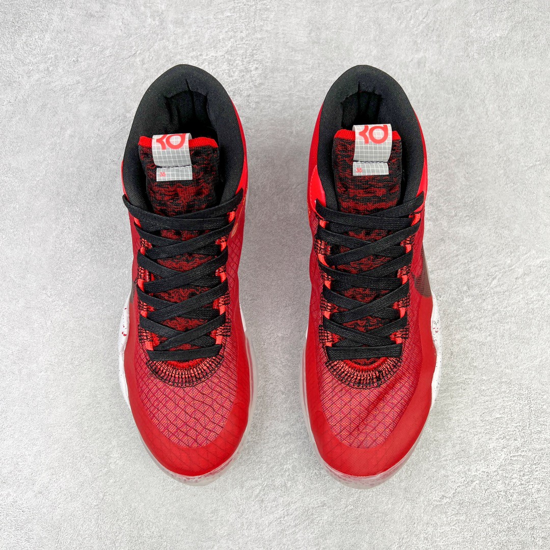 Zoom KD 12 杜特兰12 白红 高筒 减震防滑 实战鞋 篮球鞋 运动鞋 男鞋  AR4230-600