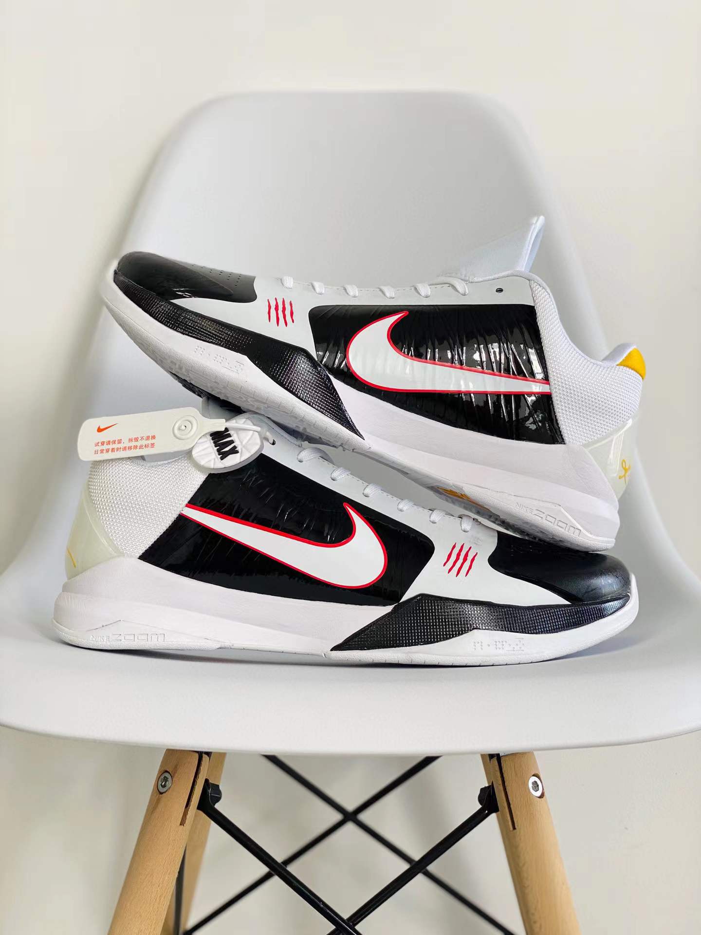 滅世純原 Kobe5 Bruce Lee Alt 科比 5 黑白李小龍  籃球鞋 球鞋 實戰鞋 前後氣墊 真碳板 CD4991-101