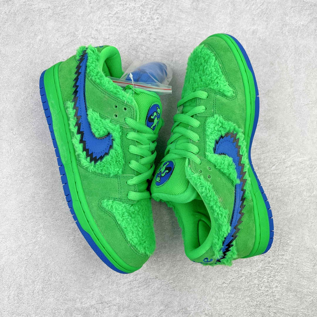  Grateful Dead x SB Dunk Low Green Bear 跳舞小熊 蓝绿 低筒 复古板鞋 休闲鞋 男鞋 女鞋 CJ5378-300