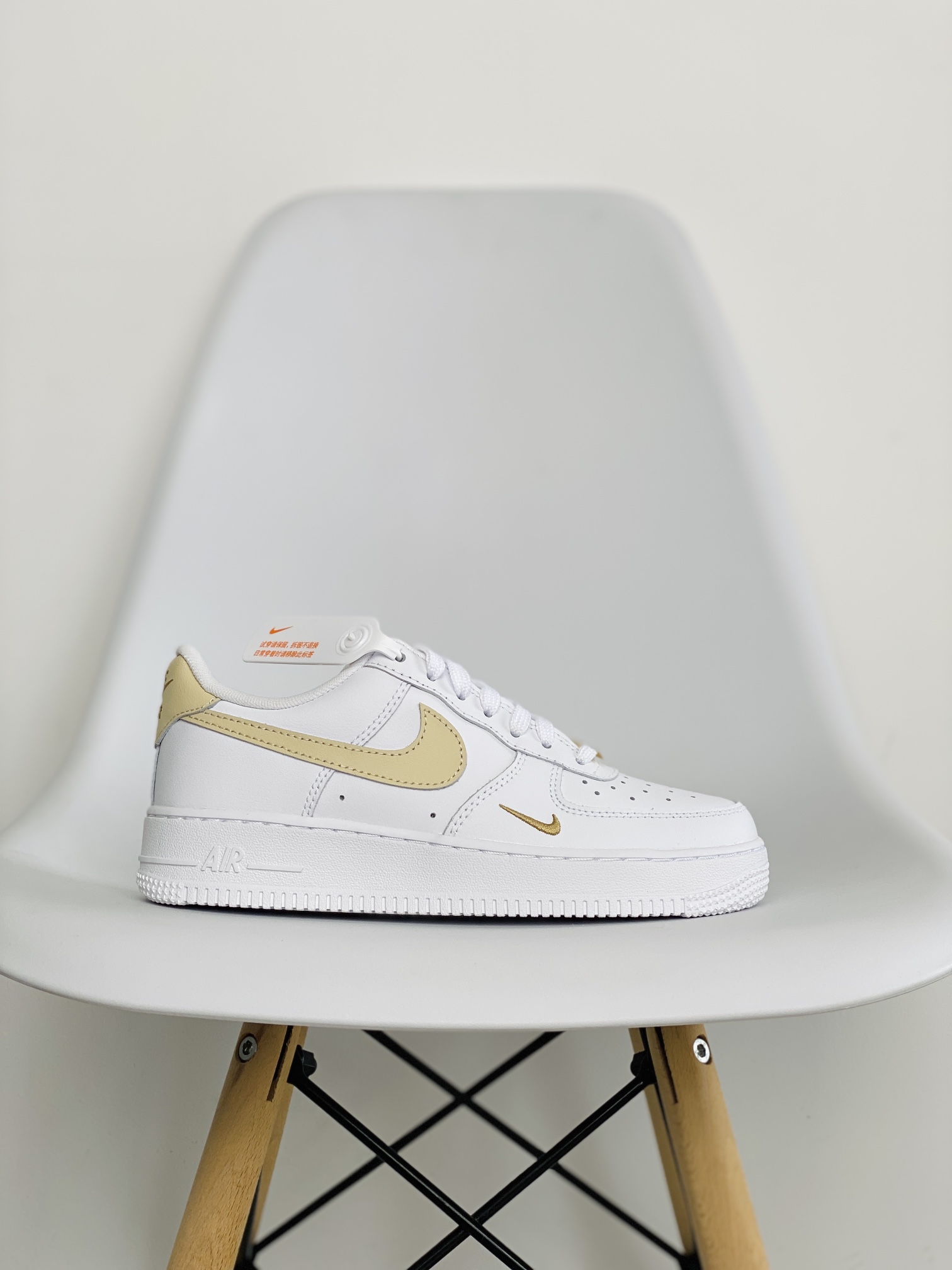 Air Force 1 Low 07 Essential 迷你勾 白金  低筒 休闲鞋 板鞋 男鞋 女鞋 CZ0270-105