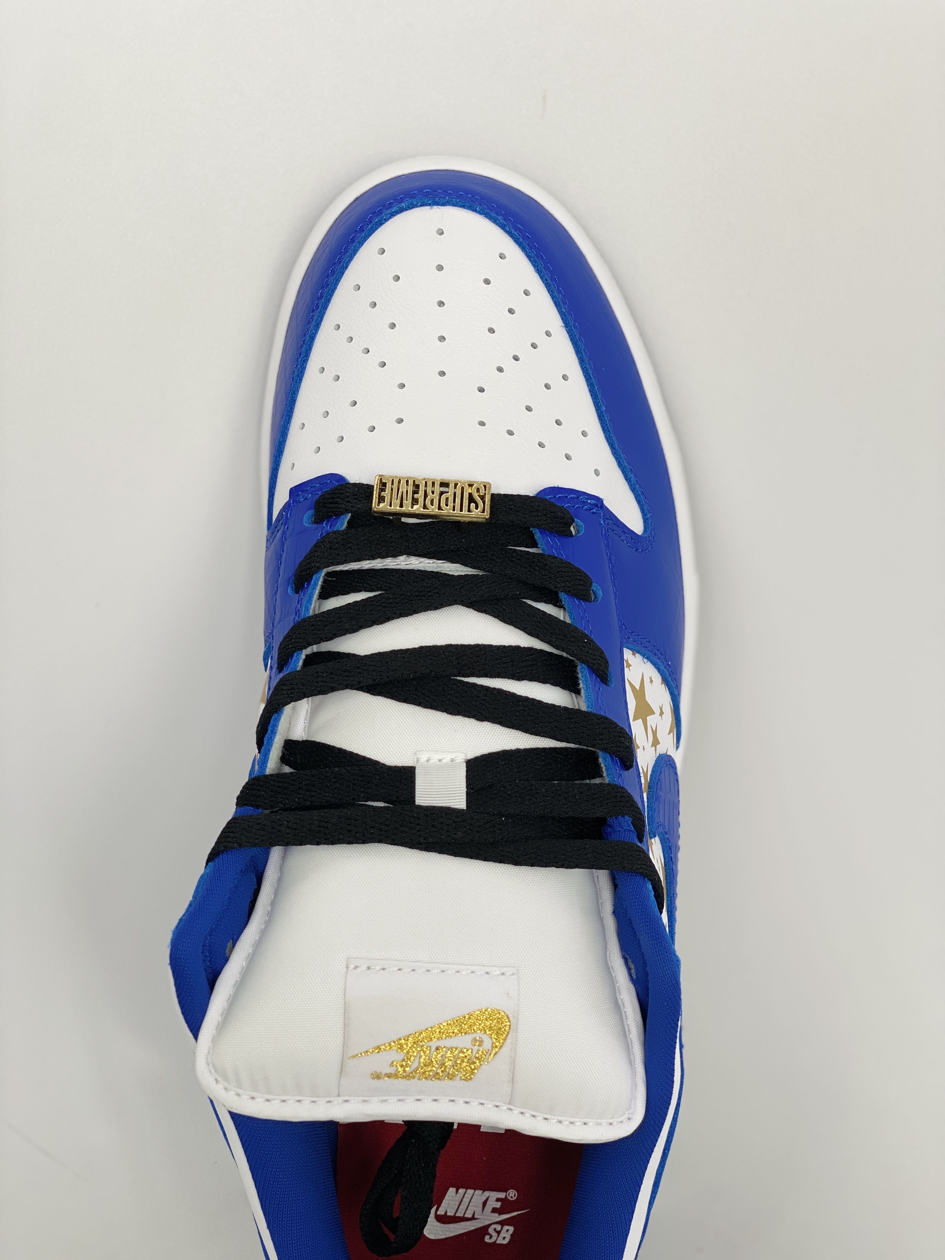Supreme x SB Dunk Low Hyper Royal 联名 白金蓝 低筒 复古板鞋 休闲鞋 男鞋 女鞋 DH3228-100
