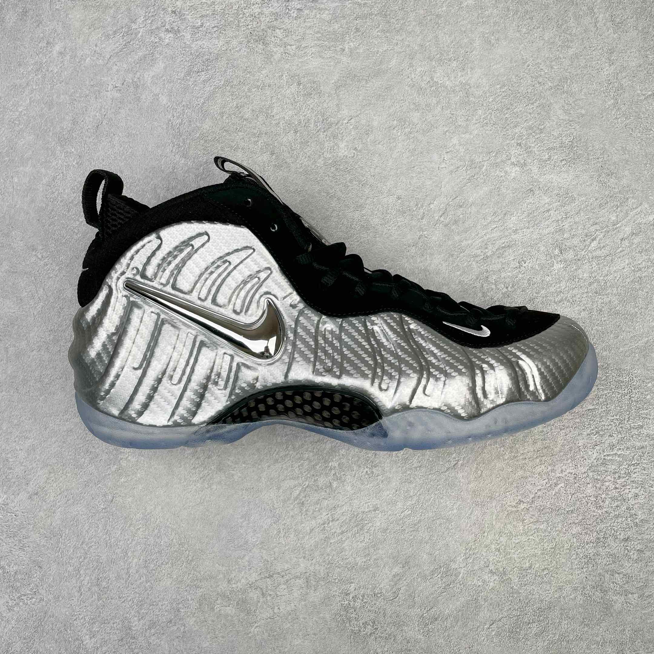 NIKE Air Foamposite One Pro Silver Surfer 银影侠泡 黑银 喷泡 篮球鞋 男鞋 碳板 616750-004