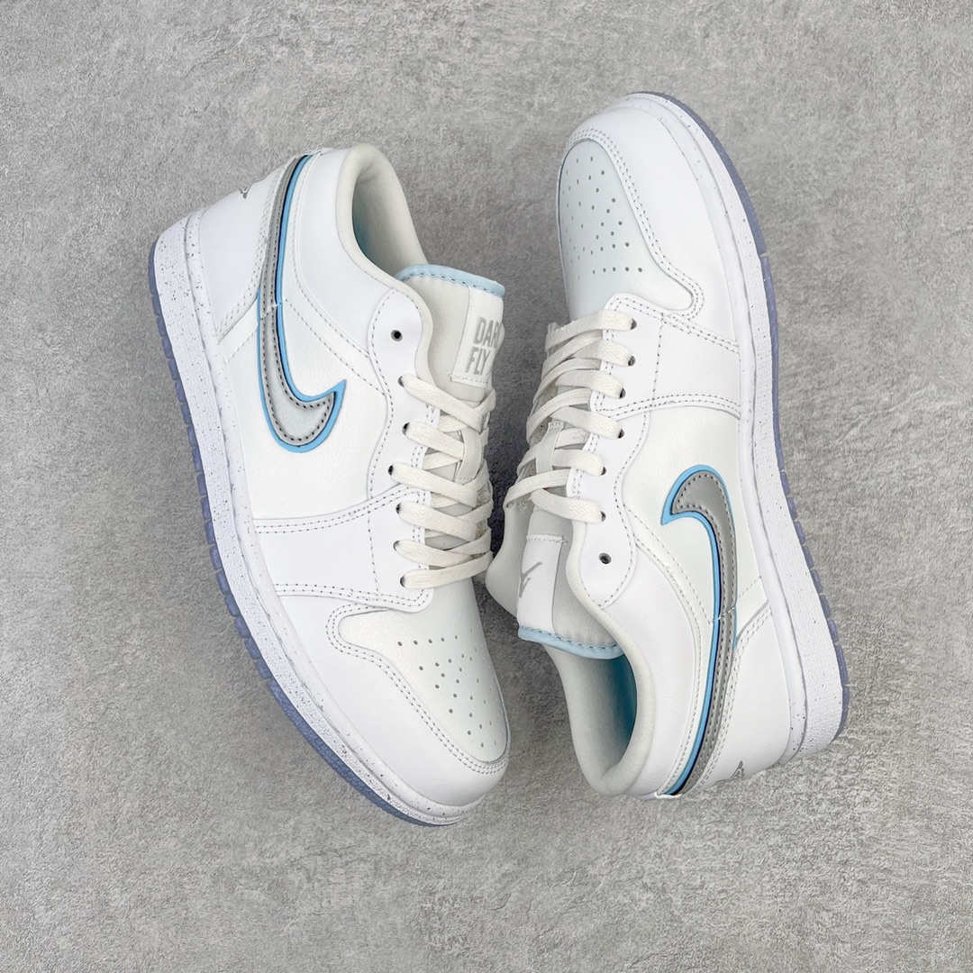 Air Jordan 1 Low AJ1 白银反光 低筒 板鞋 休闲鞋 男鞋女鞋  FB1874-101