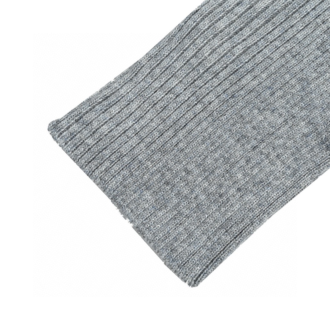 Thom Browne 经典四杠圆领羊毛衫 灰色 套头 毛衣 长袖 秋冬款 男女同款 