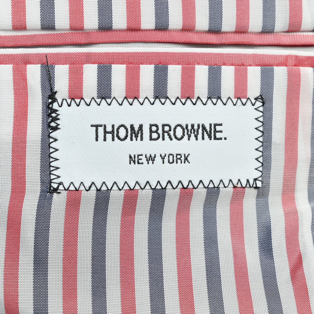 Thom Browne 鲸鱼海龟羊绒西装外套 黑色 长袖 秋冬款 男女同款 