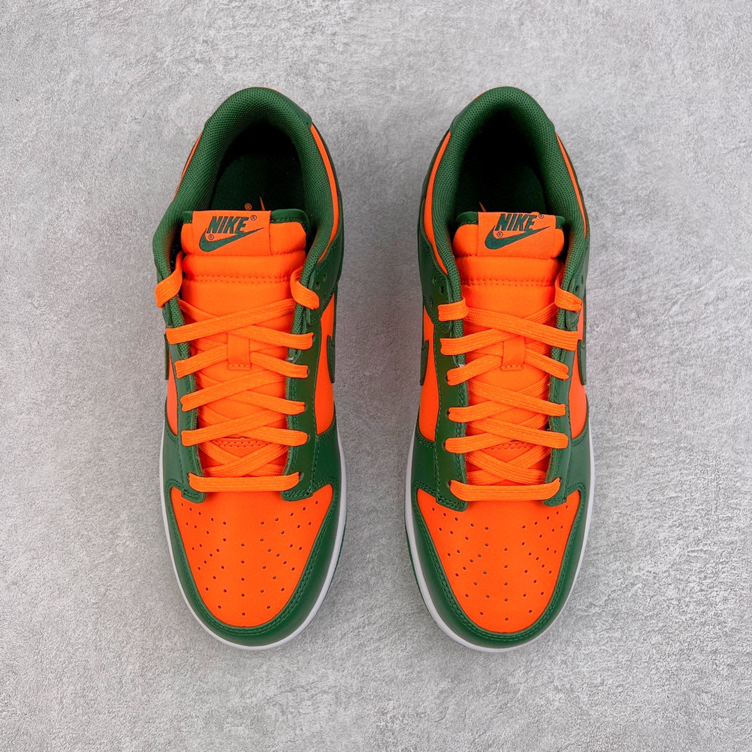 dunk Low Miami Hurricanes 橙绿 低筒 复古板鞋 休闲鞋 男鞋 女鞋 DD1391-300