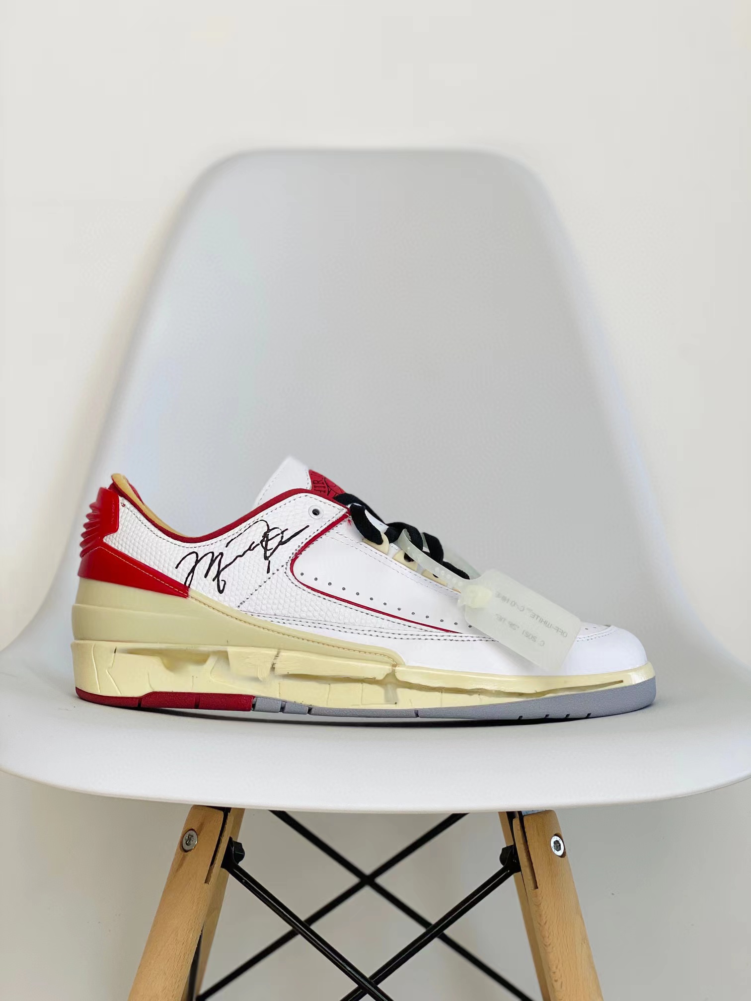 Off-White x Air Jordan AJ2 Low SP 芝加哥 低筒 联名 板鞋 男鞋 女鞋 篮球鞋 DJ4375-106