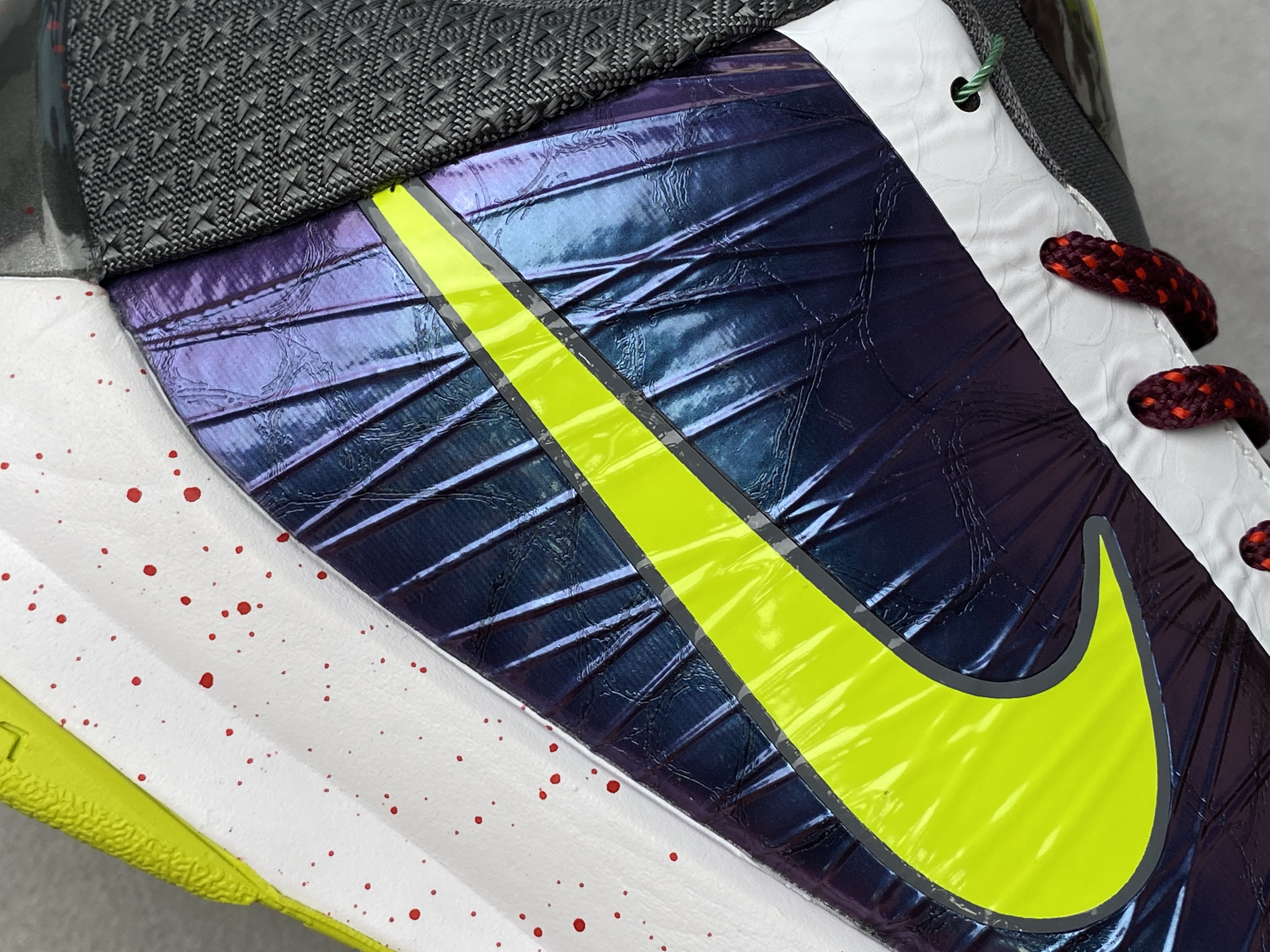 S2外貿 KOBE5 Chaos 小丑 低筒 前掌气垫 球鞋 籃球鞋 實戰鞋  真碳板 男鞋 CD4991-100