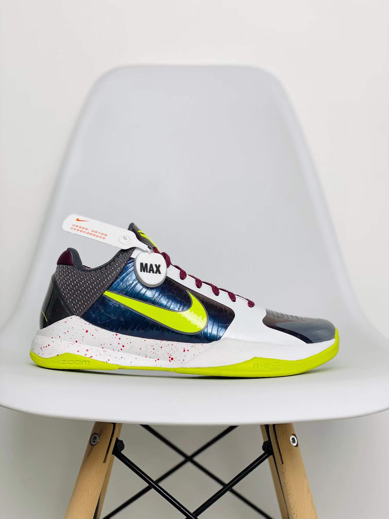 滅世純原 Kobe5 Protro Chaos 科比 5 小丑 低筒 籃球鞋 球鞋 實戰鞋 前後氣墊 真碳板  CD4991-100