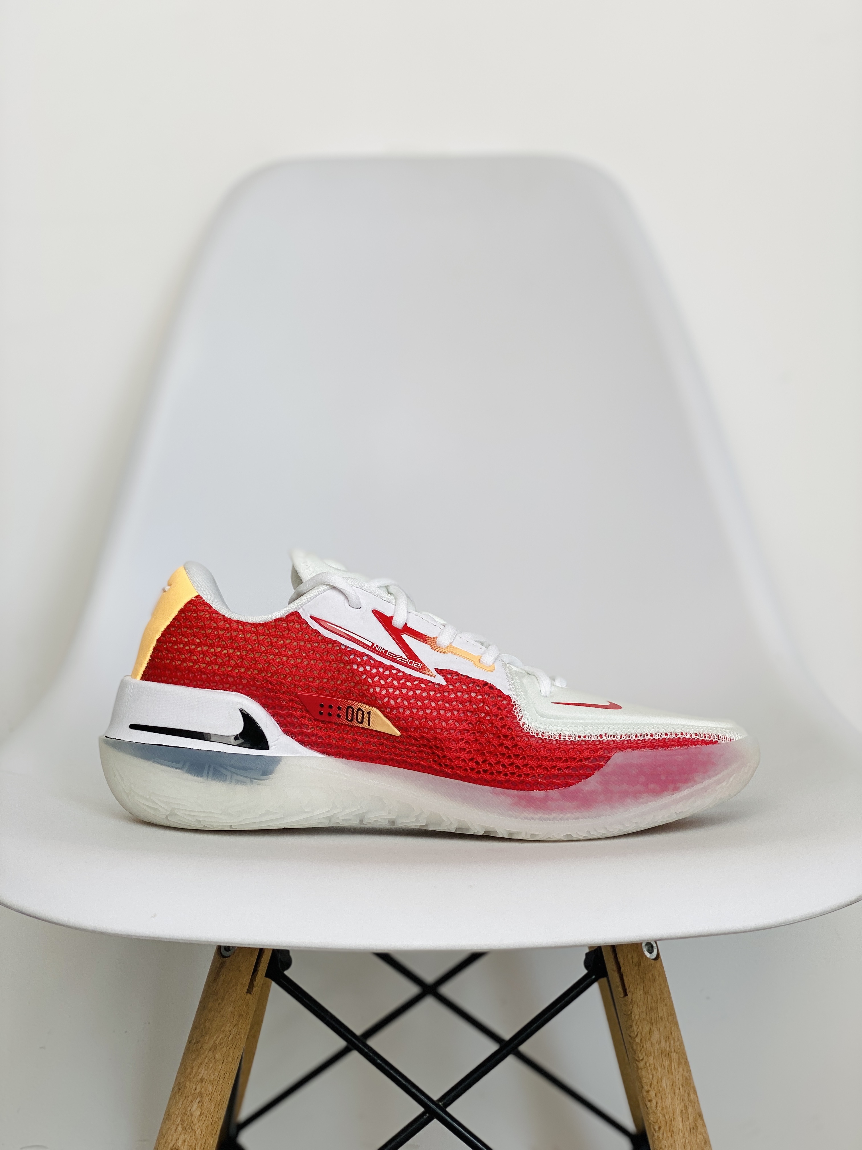 外贸 GT Cut 白红 低筒 篮球鞋 球鞋 实战鞋 全掌气垫 TPU抗扭 男鞋 CZ0176-100