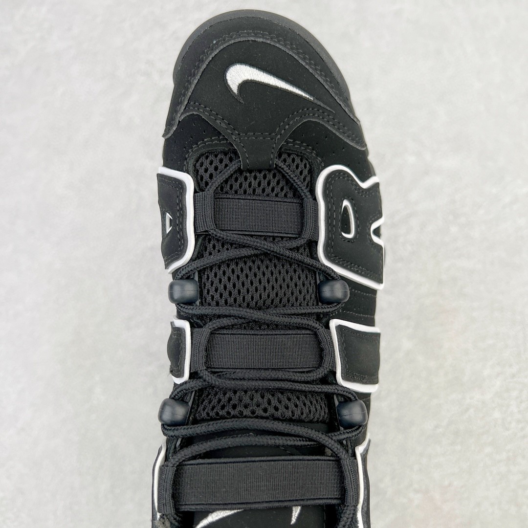 新版 Nike Air More Uptempo Black White 皮蓬 大AIR 黑色 低筒 篮球鞋 男鞋 女鞋 415082-002